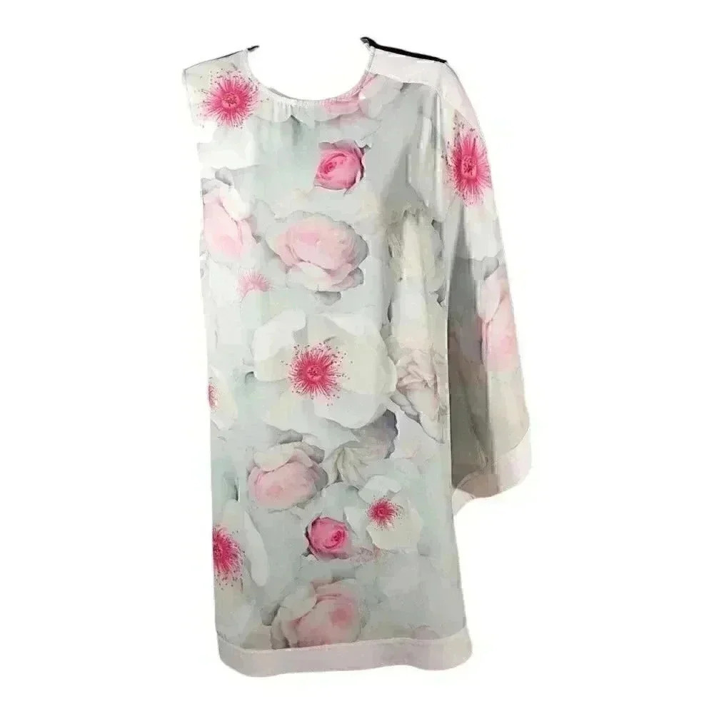 Milisa Pure Peony Tunic Dress by Ted Baker - Women's Stylish Floral Attire